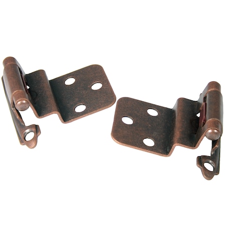 Laurey 3/8" Inset Self-Closing Hinge, Venetian Bronze 28677
